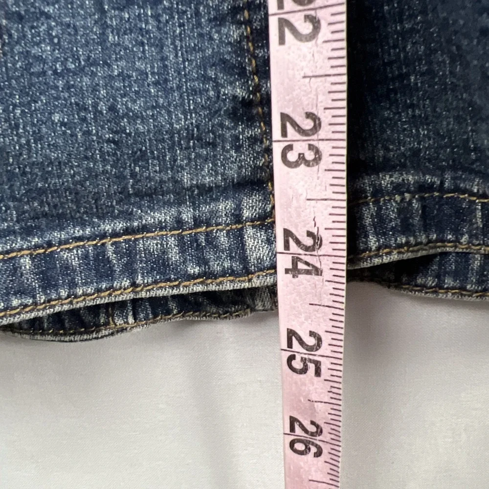 St. John's Bay Denim Blazer Womens PXL Petite Jeans Jacket 3 Button Up Casual - Picture 8 of 13